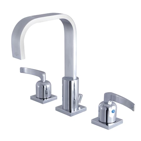 8 Widespread Bathroom Faucet, Polished Chrome